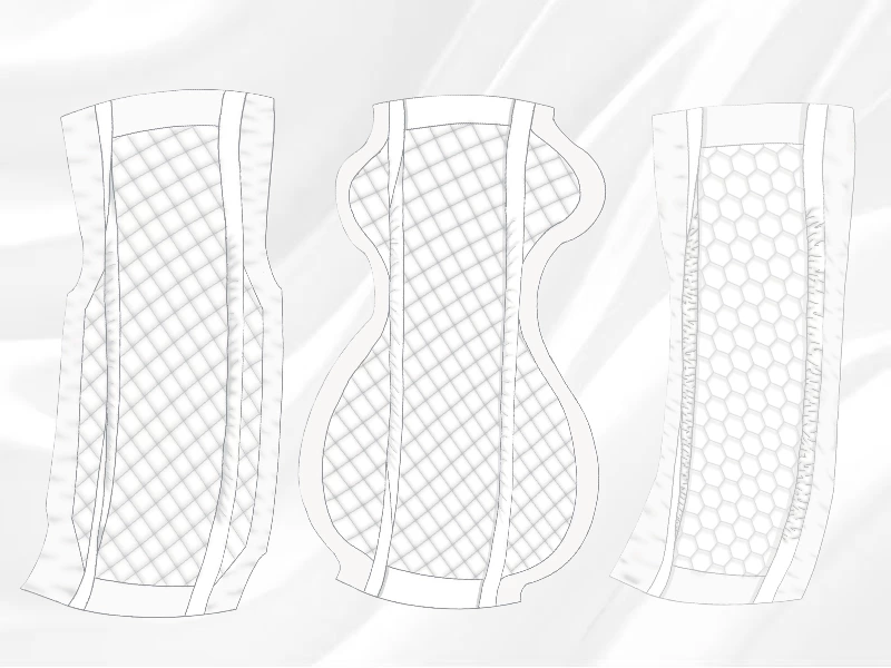 Straight Incontinence Pad